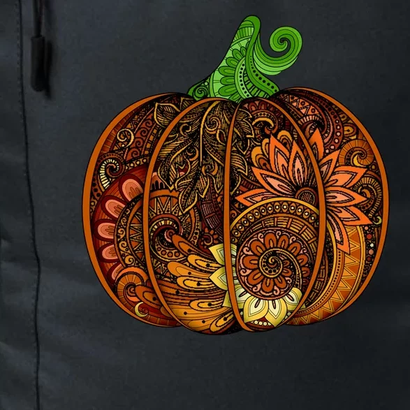 Abstract Pumpkin Thanksgiving Logo Daily Commute Backpack