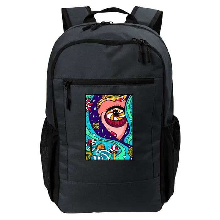 Abstract Sky Girl Daily Commute Backpack