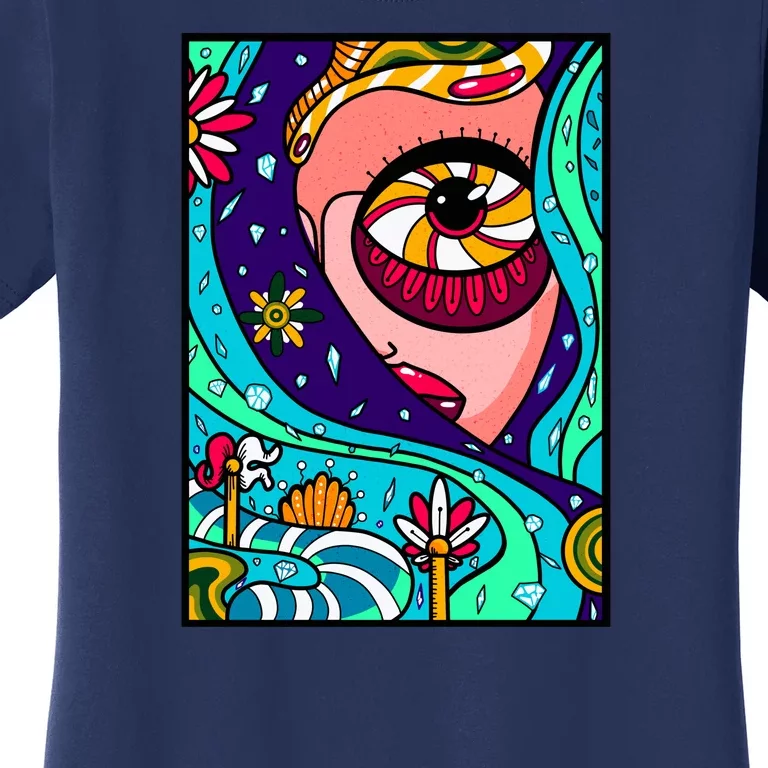 Abstract Sky Girl Women's T-Shirt