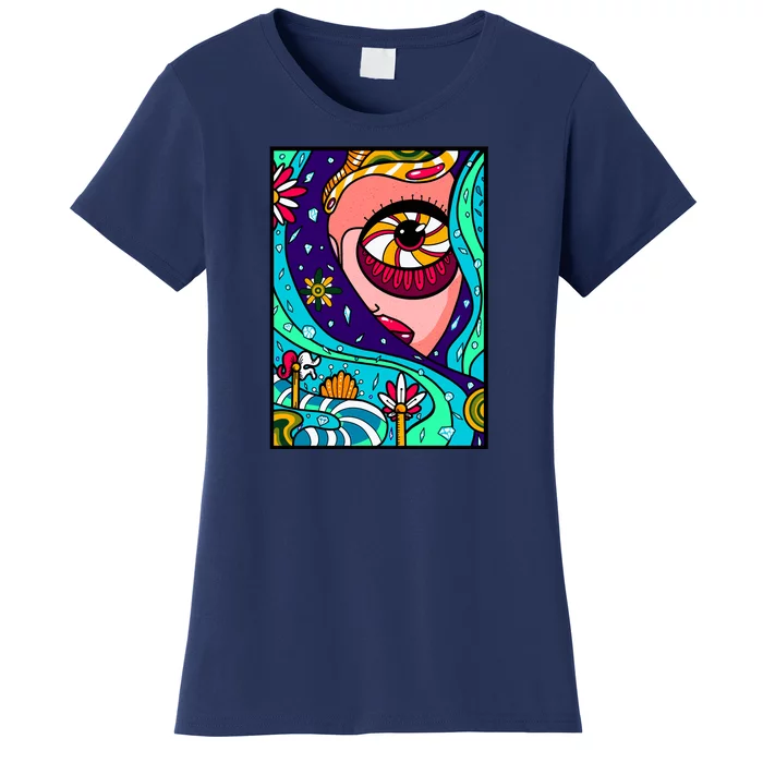 Abstract Sky Girl Women's T-Shirt