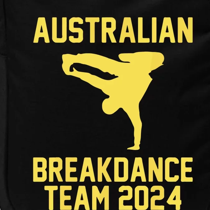 Australian Breakdance Team 2024 Funny Breakdancing Meme 24 Impact Tech Backpack