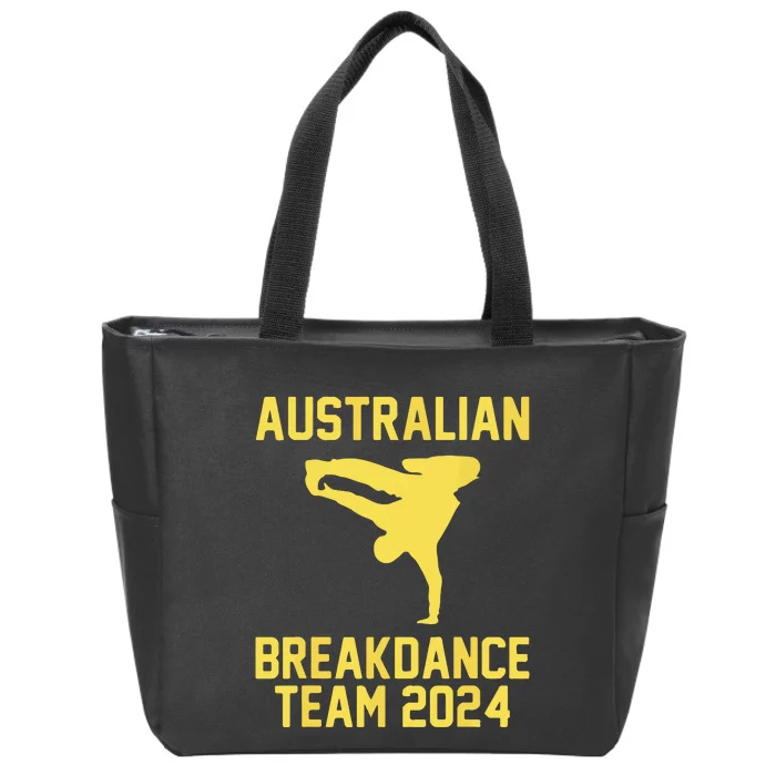 Australian Breakdance Team 2024 Funny Breakdancing Meme 24 Zip Tote Bag