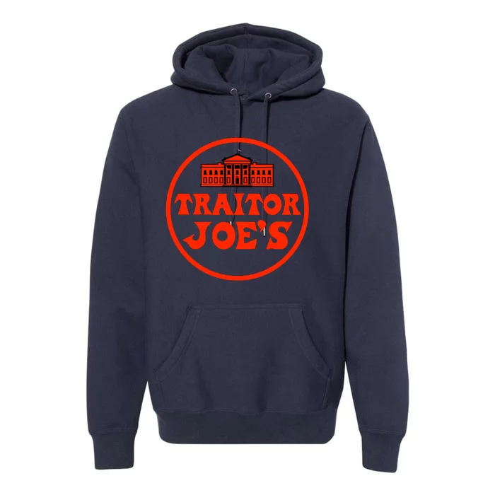 Anti Biden Traitor Joe's Shirt 2024 Trump Support 2024 Biden Traitor Joe Meme Premium Hoodie