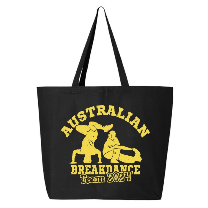 Australian Breakdance Team 2024 Funny Breakdancing Meme 24 Long Sleeve 25L Jumbo Tote