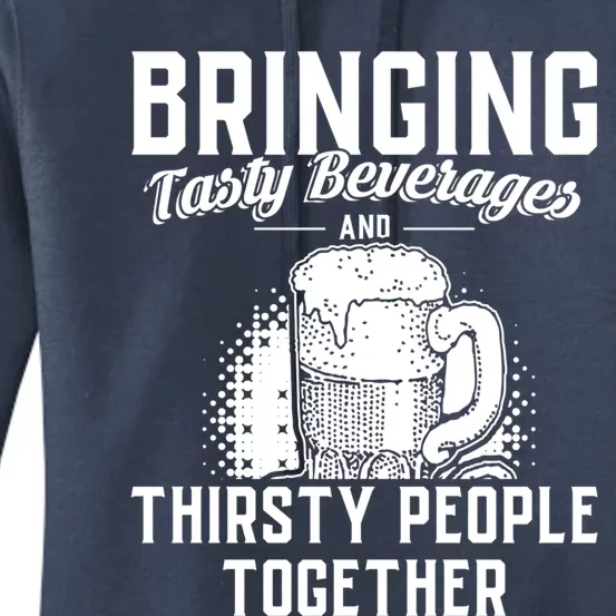 Alcohol Bringing Thirsty People Together Beer Gift Women's Pullover Hoodie