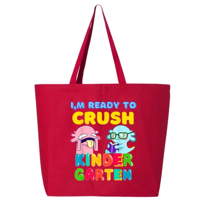 Axolotl Back To School Ready To Crush Kindergarten 25L Jumbo Tote