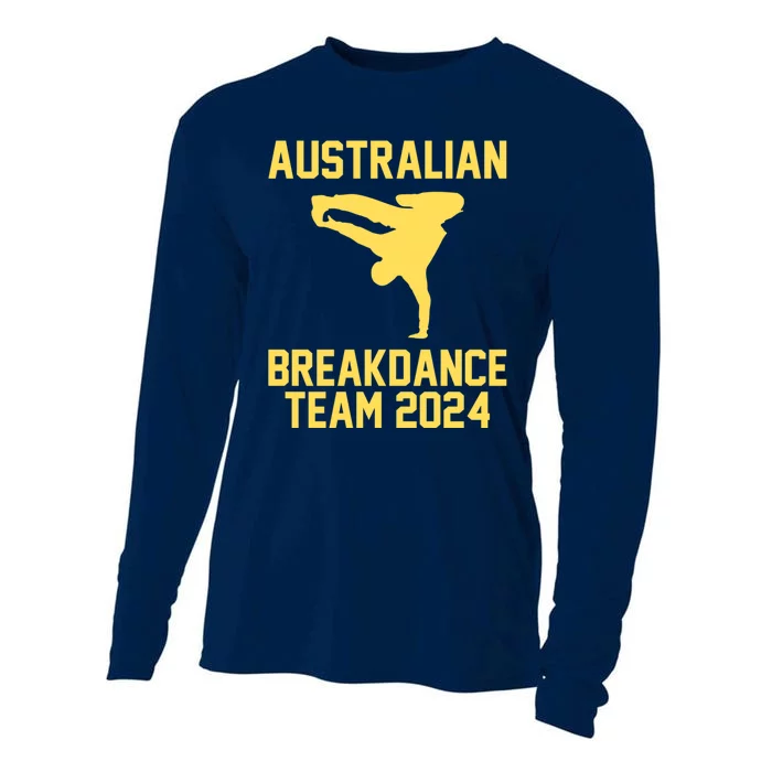 Australian Breakdance Team 2024 Funny Breakdancing Meme 24 Cooling Performance Long Sleeve Crew