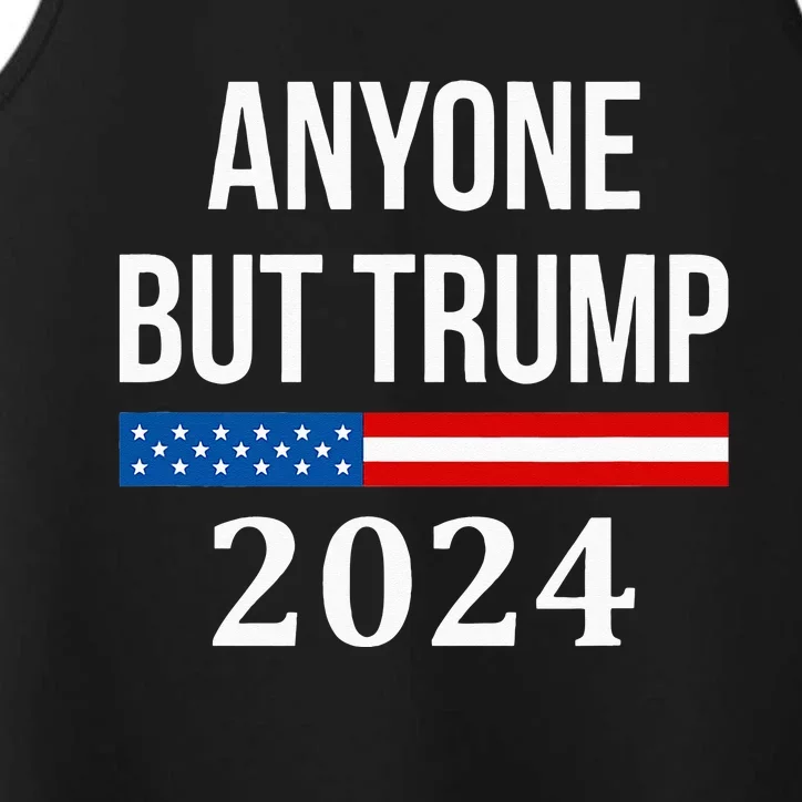 Anyone But Trump 2024 Performance Tank