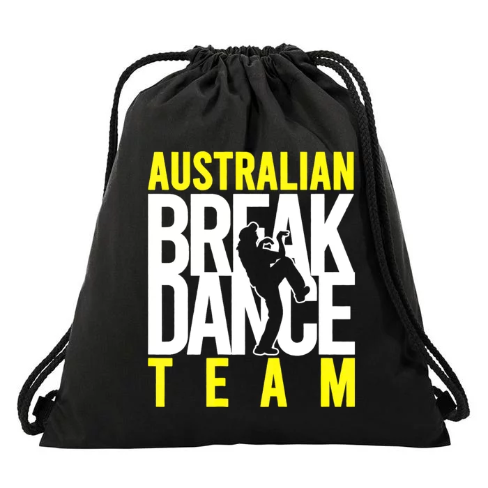 Australian Breakdance Team Costume Break Dancer Matching Drawstring Bag