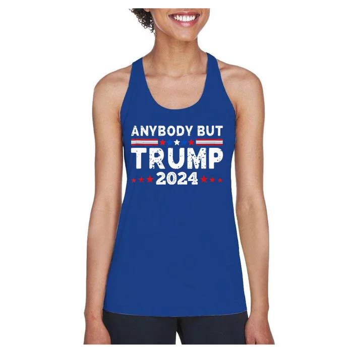 Anybody But Trump 2024 Women's Racerback Tank