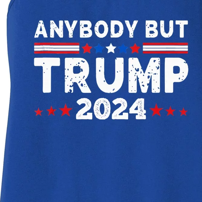 Anybody But Trump 2024 Women's Racerback Tank