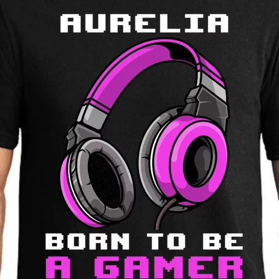 Aurelia Born To Be A Gamer Personalized Gift Pajama Set