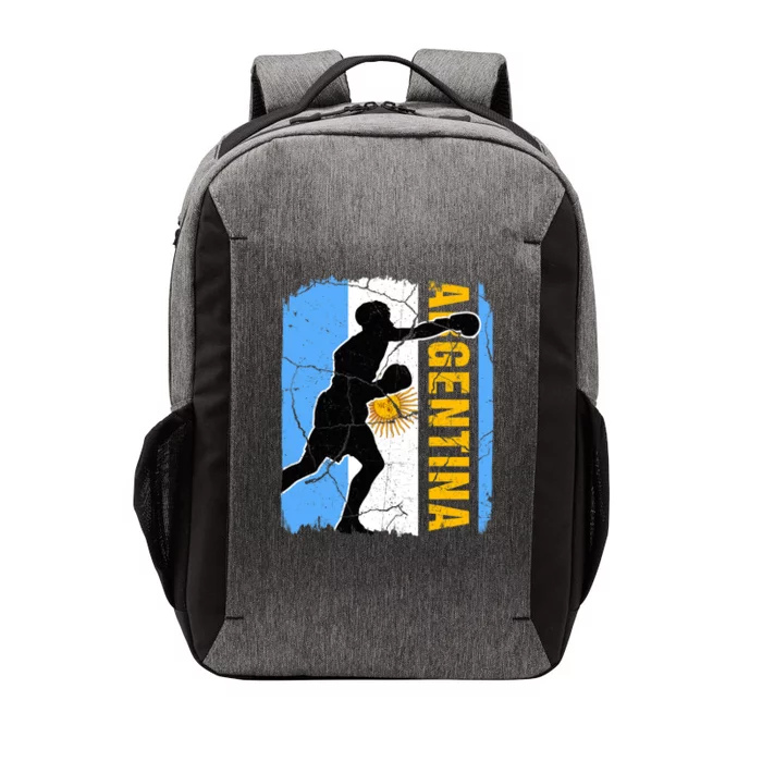 Argentinian Boxing Team Argentina Flag Boxing Gloves Vector Backpack