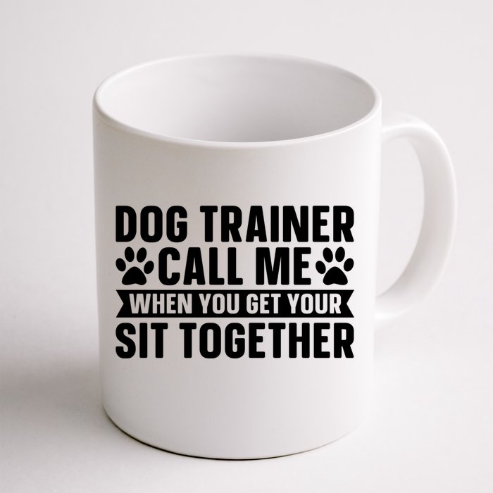 Animal Behaviorist Training Gift Dog Trainer Gift Front & Back Coffee Mug