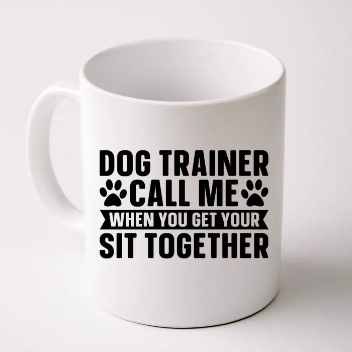 Animal Behaviorist Training Gift Dog Trainer Gift Front & Back Coffee Mug