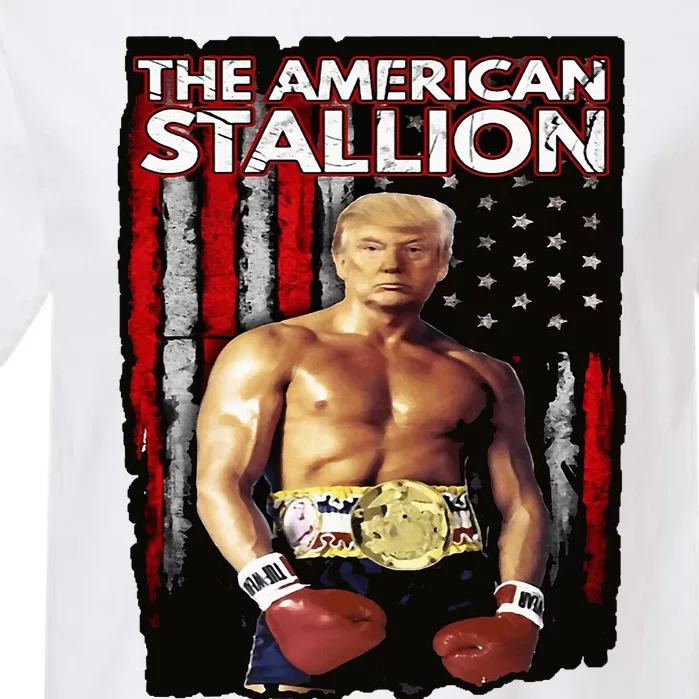 America Boxer Trump Rocky Trump Meme Trump 2024 Garment-Dyed Heavyweight T-Shirt