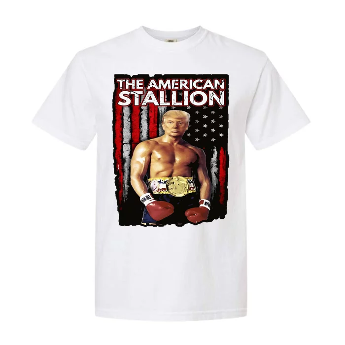 America Boxer Trump Rocky Trump Meme Trump 2024 Garment-Dyed Heavyweight T-Shirt