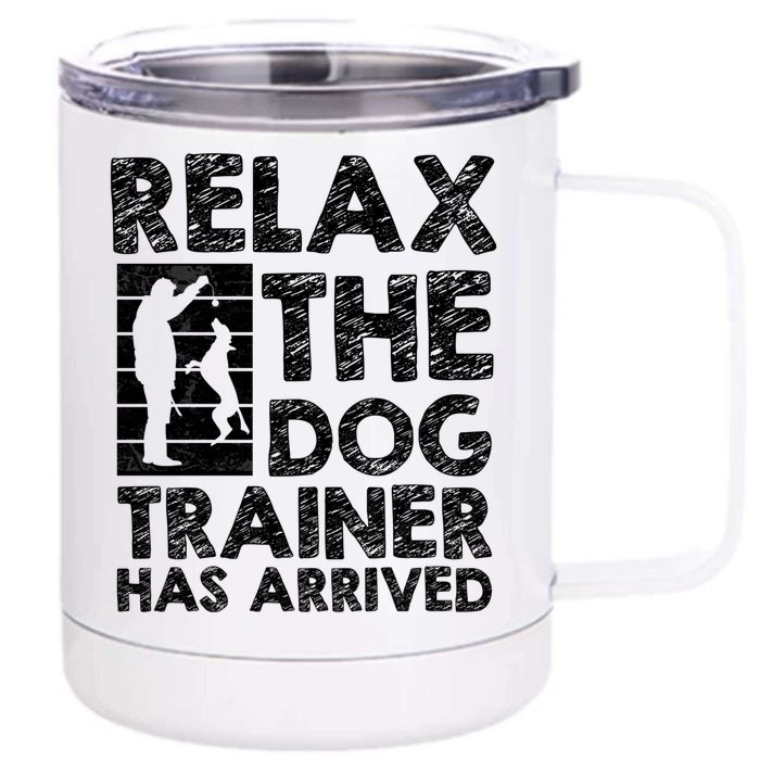 Animal Behaviorist Training Gift Dog Trainer Cute Gift Front & Back 12oz Stainless Steel Tumbler Cup