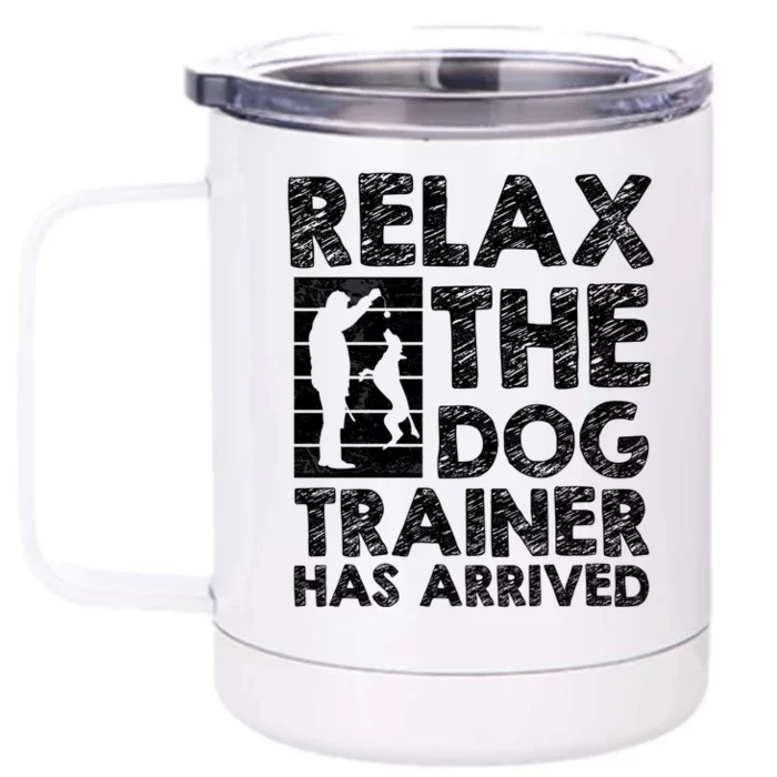 Animal Behaviorist Training Gift Dog Trainer Cute Gift Front & Back 12oz Stainless Steel Tumbler Cup