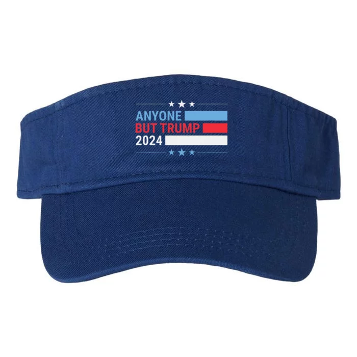 Anyone But Trump 2024 President Election Valucap Bio-Washed Visor