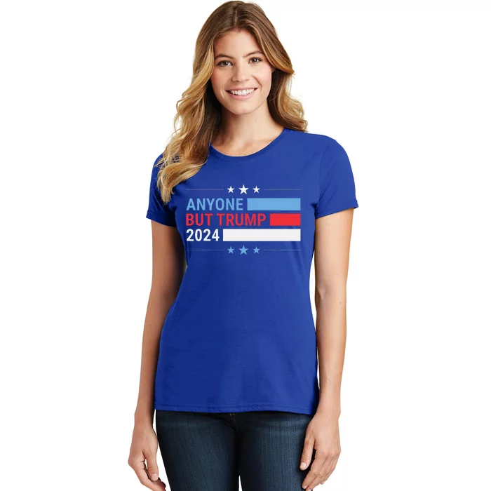 Anyone But Trump 2024 President Election Women's T-Shirt