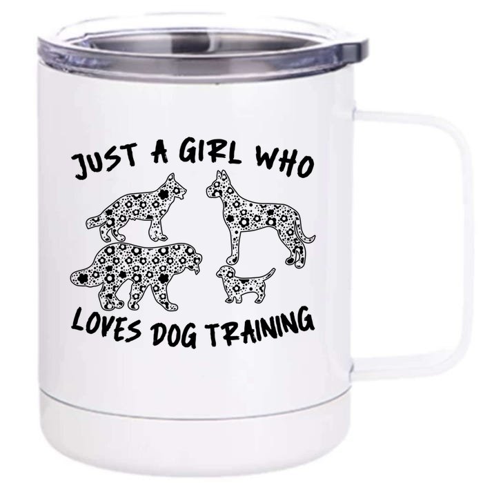 Animal Behaviorist Training Gift Dog Trainer Cool Gift Front & Back 12oz Stainless Steel Tumbler Cup