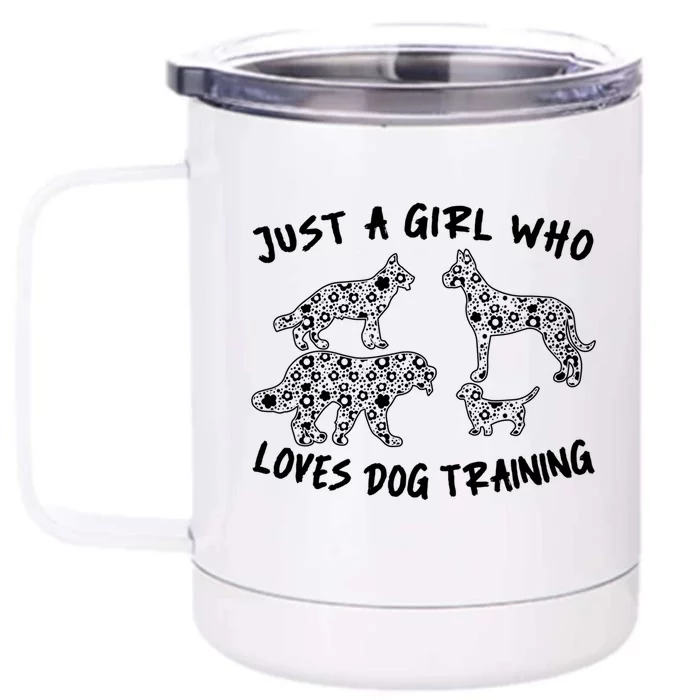 Animal Behaviorist Training Gift Dog Trainer Cool Gift Front & Back 12oz Stainless Steel Tumbler Cup