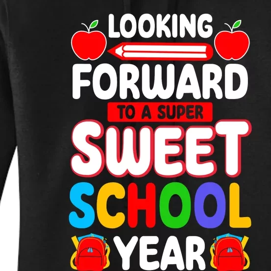 Amazing Back To School Gift Sweet School Teacher Women's Pullover Hoodie