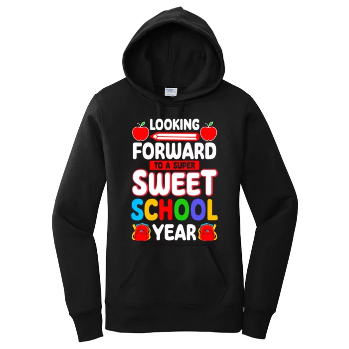 Amazing Back To School Gift Sweet School Teacher Women's Pullover Hoodie