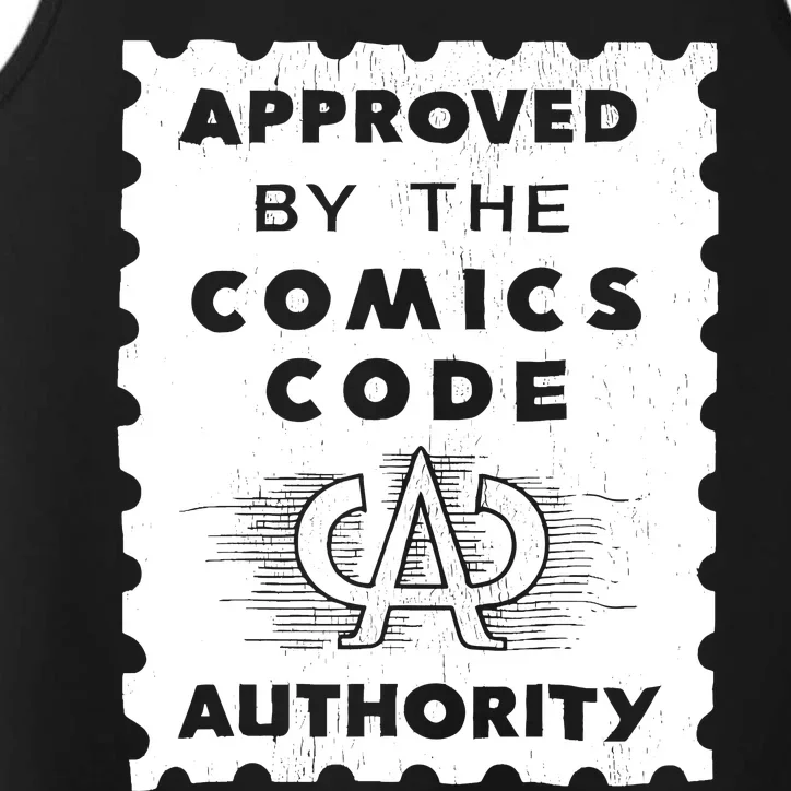 Approved By The Comics Code Authority Performance Tank