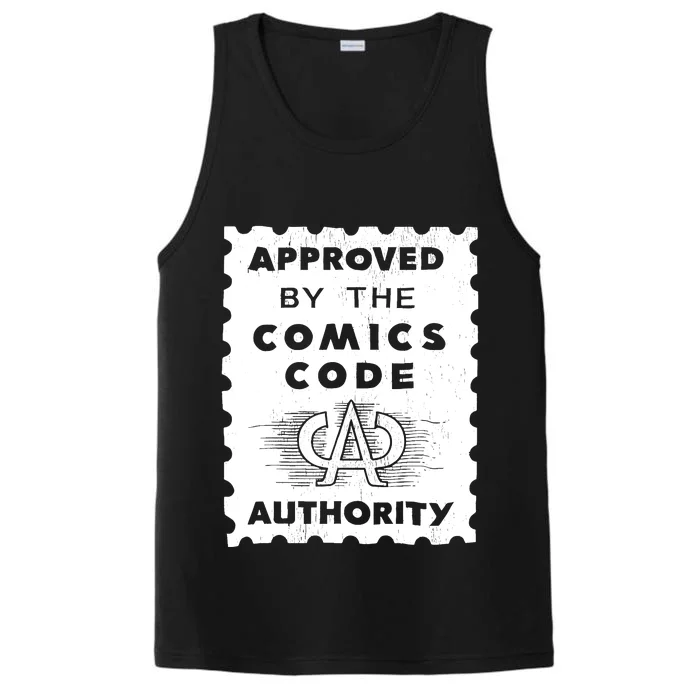 Approved By The Comics Code Authority Performance Tank