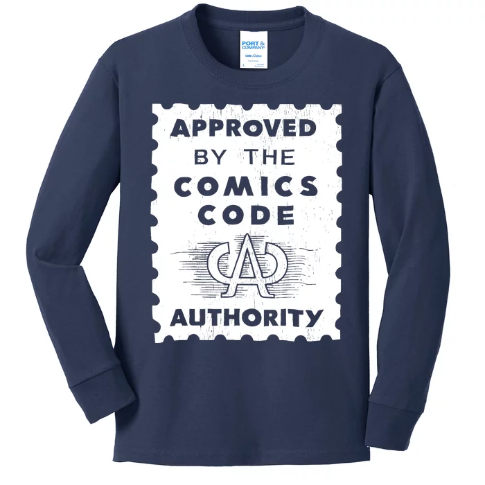 Approved By The Comics Code Authority Kids Long Sleeve Shirt