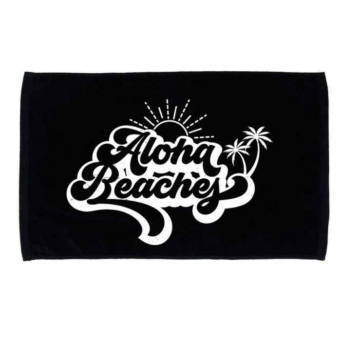 Aloha Beaches Tropical Vacation Microfiber Hand Towel