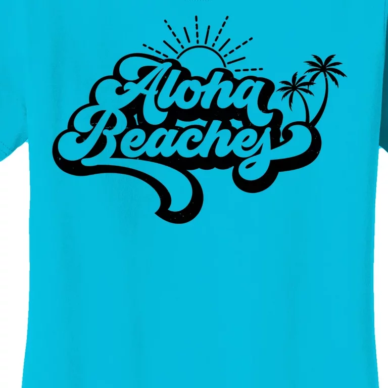 Aloha Beaches Tropical Vacation Women's T-Shirt