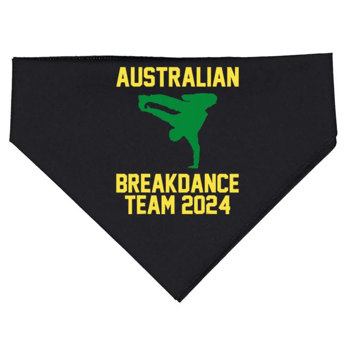 Australian Breakdance Team 2024 Funny Breakdancing USA-Made Doggie Bandana