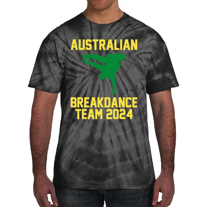 Australian Breakdance Team 2024 Funny Breakdancing Tie-Dye T-Shirt