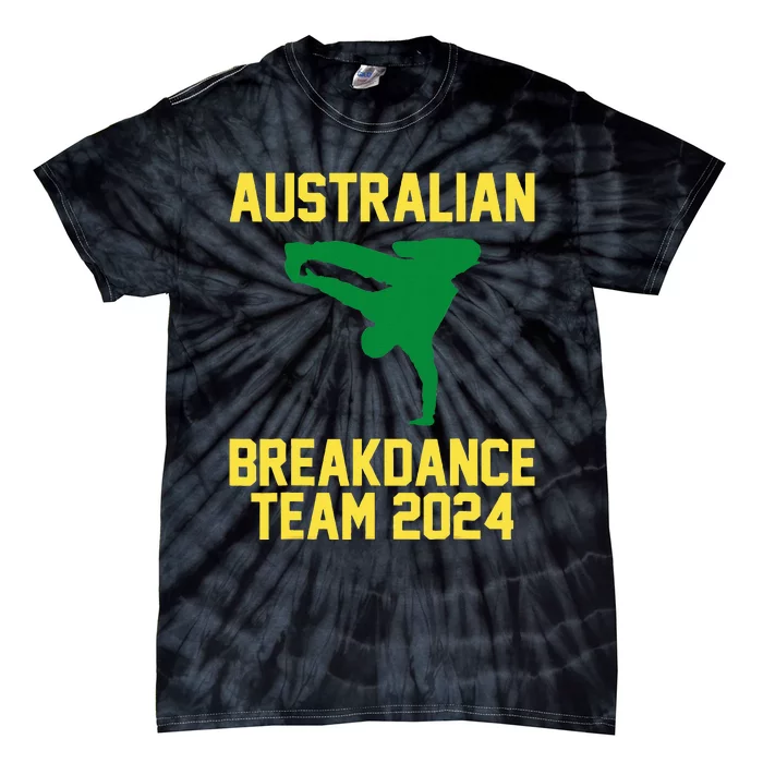 Australian Breakdance Team 2024 Funny Breakdancing Tie-Dye T-Shirt