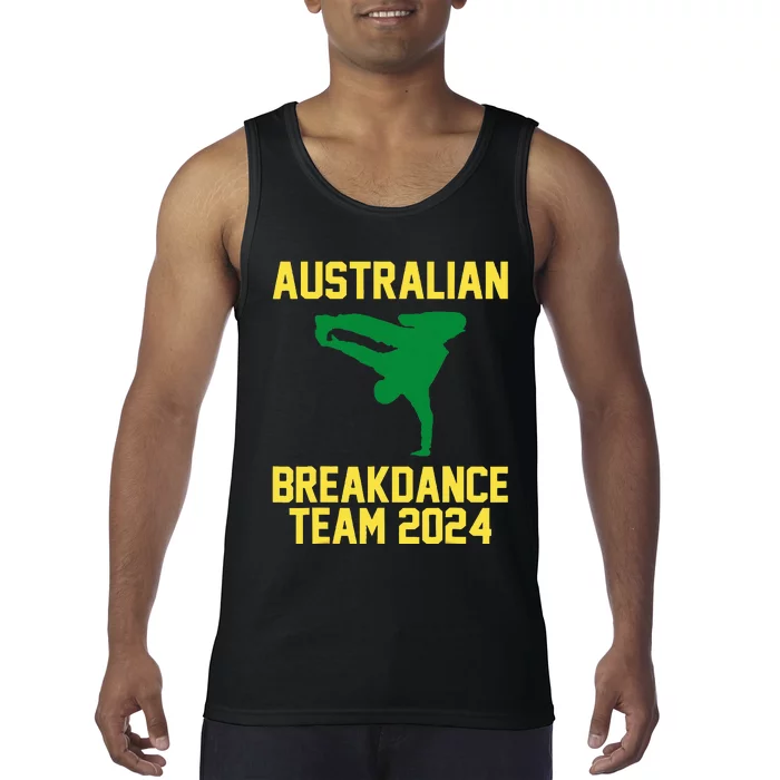 Australian Breakdance Team 2024 Funny Breakdancing Tank Top