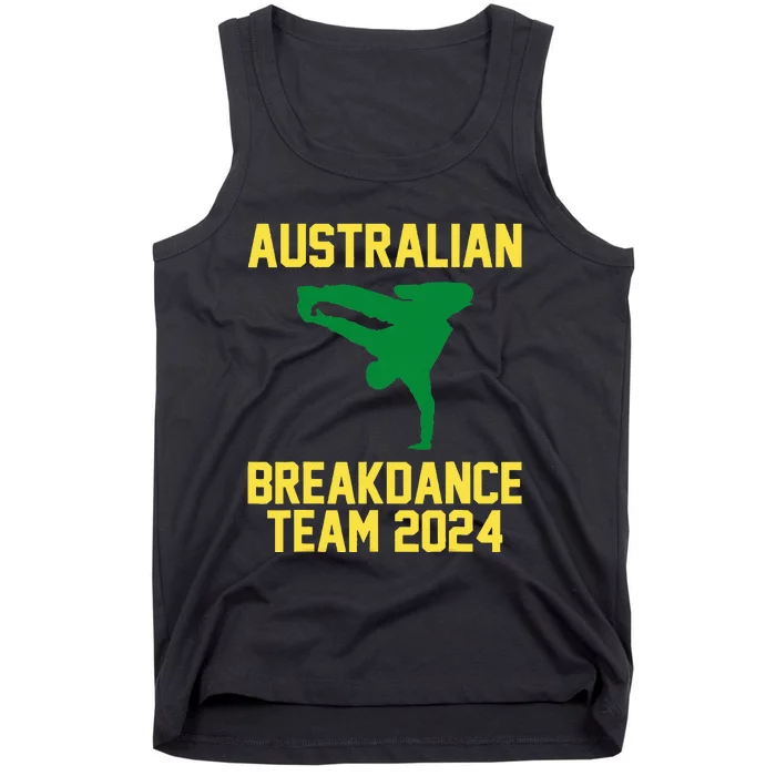 Australian Breakdance Team 2024 Funny Breakdancing Tank Top