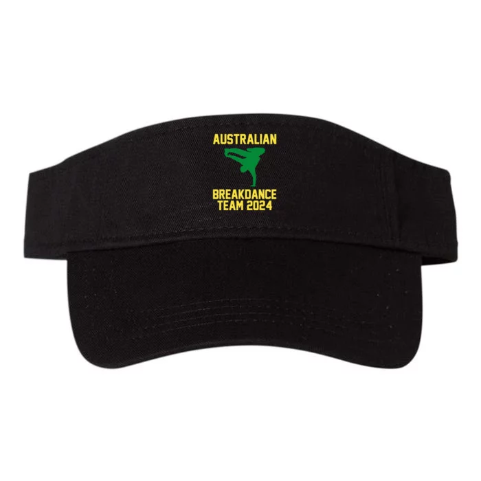 Australian Breakdance Team 2024 Funny Breakdancing Valucap Bio-Washed Visor