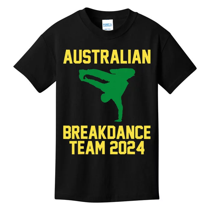 Australian Breakdance Team 2024 Funny Breakdancing Kids T-Shirt