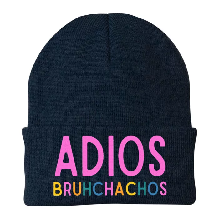 Adios Bruh Teacher Summer Last Day Of School Knit Cap Winter Beanie