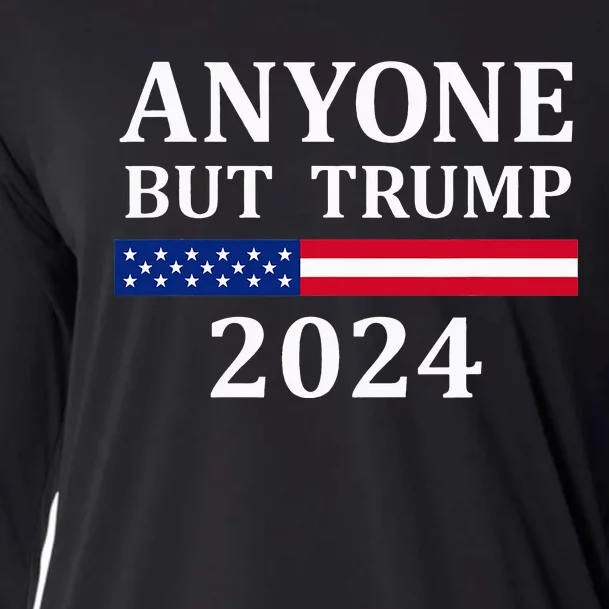 Anyone But Trump 2024 Presidential Campaign Style Cooling Performance Long Sleeve Crew