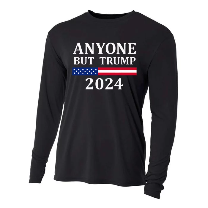 Anyone But Trump 2024 Presidential Campaign Style Cooling Performance Long Sleeve Crew