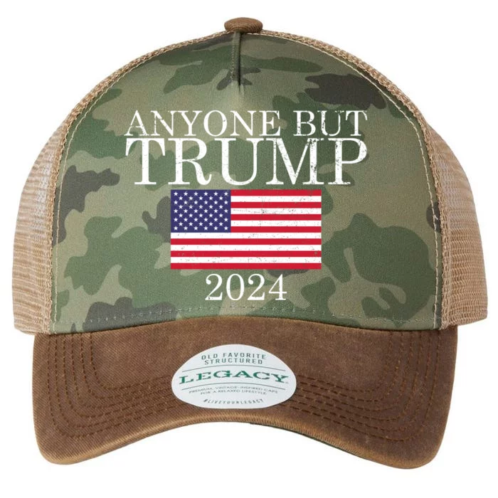 Anyone But Trump 2024 Presidential Campaign Sty Legacy Tie Dye Trucker Hat