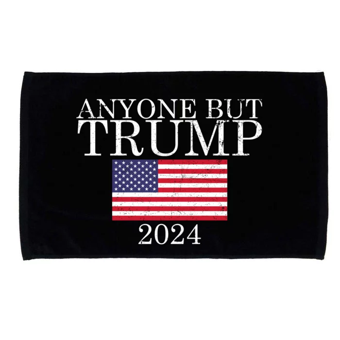 Anyone But Trump 2024 Presidential Campaign Sty Microfiber Hand Towel