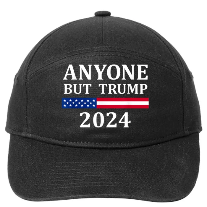 Anyone But Trump 2024 Presidential Campaign Style 7-Panel Snapback Hat