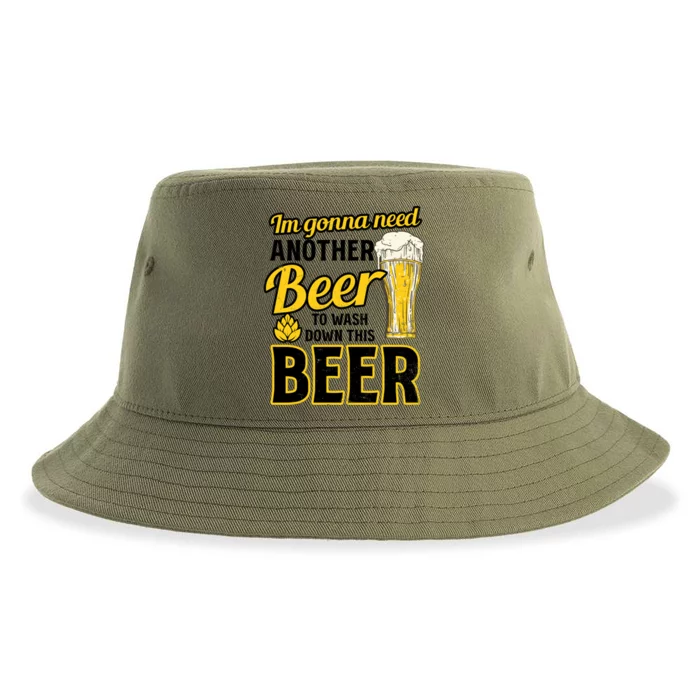 Another Beer To Was Down Design Bbq Beer Freedom Meaningful Gift Sustainable Bucket Hat