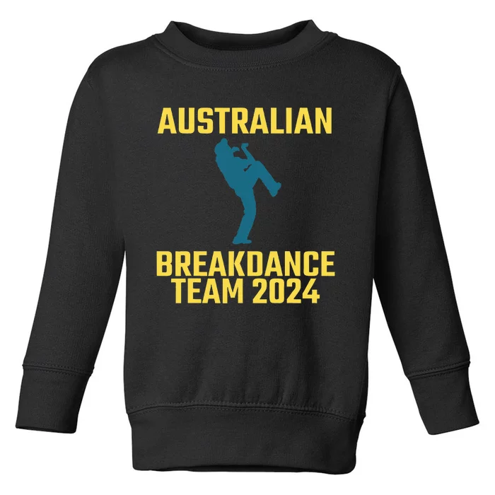 Australian Breakdance Team 2024 Toddler Sweatshirt