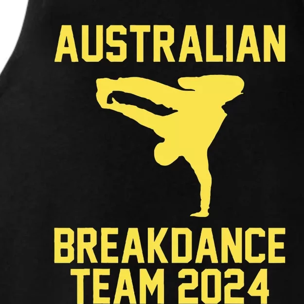 Australian Breakdance Team 2024 Funny Breakdancing Meme 24 Ladies Tri-Blend Wicking Tank